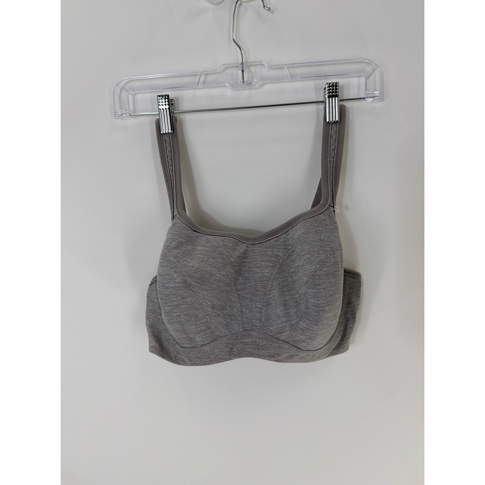 Panache Sport Underwired High Impact Sports Bra Grey Marl 32F 5021